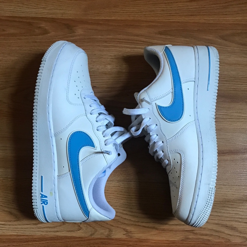 Baby Blue and White AF1